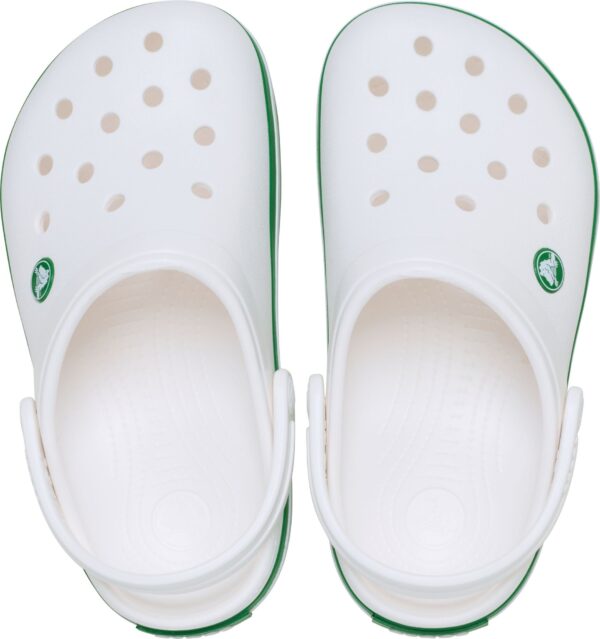 Crocs™ Crocband Clog Kid's 207005 White/Green Ivy