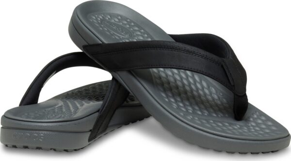 Crocs™ Yukon Surf Flip Slate Grey/Black