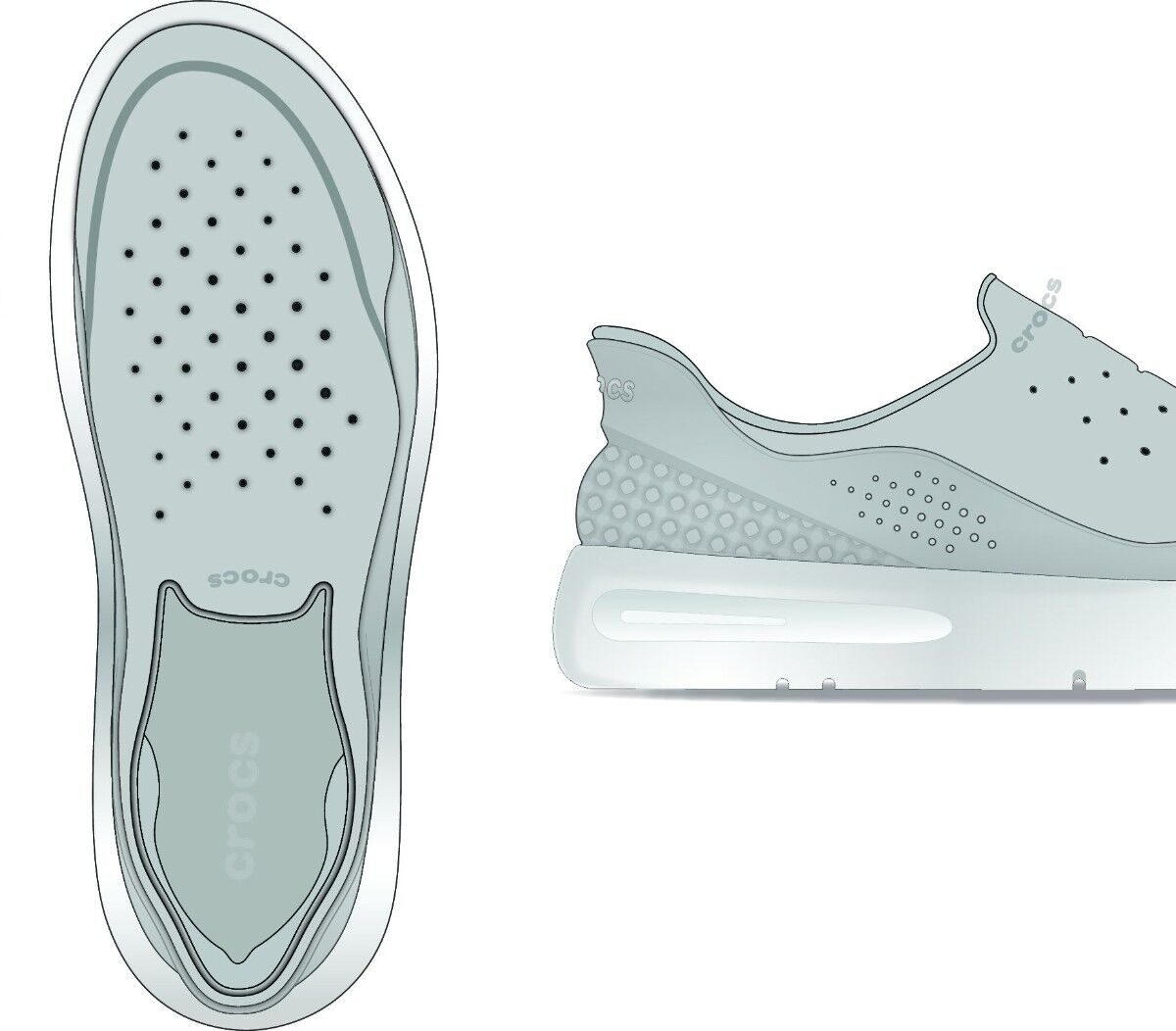 Crocs™ InMotion No Hands Slip On Atmosphere