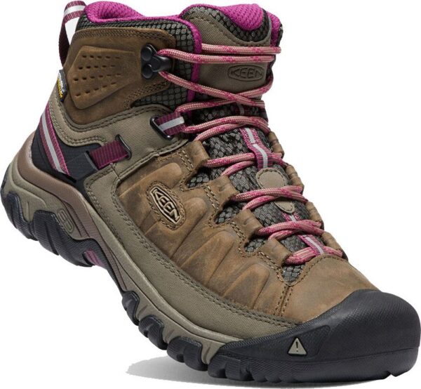 e32474a306d834d62bdb1dcf0dab135f Keen TARGHEE III MID WP WOMEN Weiss/Boysenberry