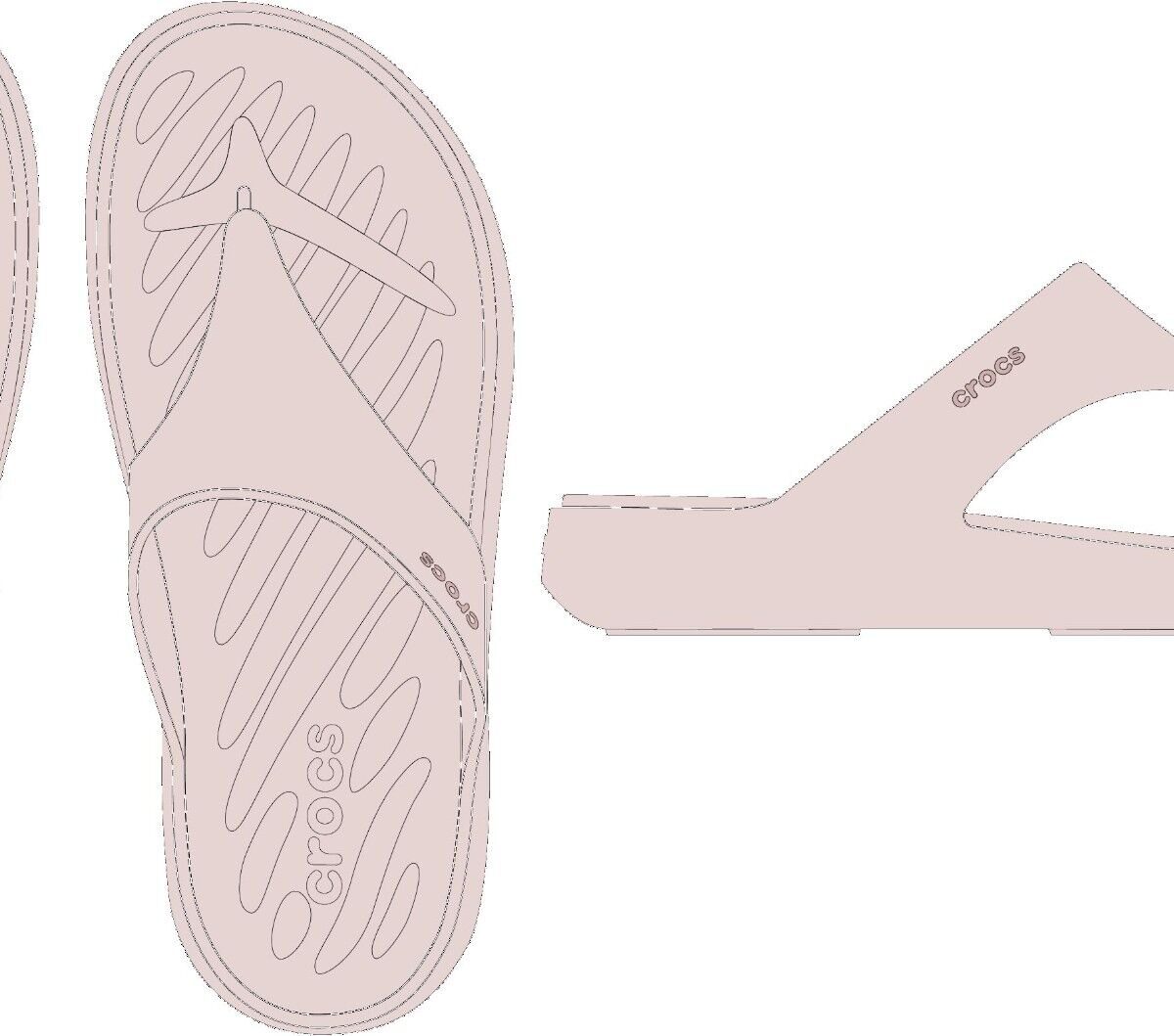 Crocs™ Getaway Triangle Flip Quartz