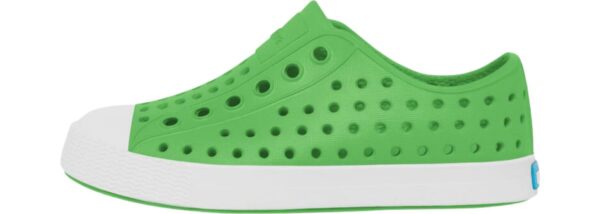e3cb36d8b8679f6321ab2fe49c4ac34a NATIVE Jefferson Youth GRASSHOPPER GREEN/ SHELL WHITE