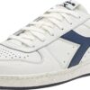 e4220bc73b86d228d3f6653587020b00 DIADORA Magic Basket Low Icona 179296 White /Blue Caspian Sea