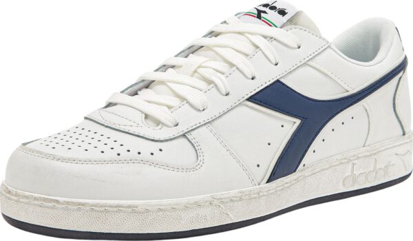 e4220bc73b86d228d3f6653587020b00 DIADORA Magic Basket Low Icona 179296 White /Blue Caspian Sea