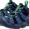 e5802a31135165f2b27d641940ee5a4e Keen Hyperport H2 Big Kid's Naval Academy/Vibrant Green