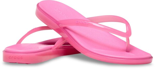 e79fe87bbddd98a700481381ec29516d Crocs™ Miami Jelly Round Toe Flip Women's Pink Lemonade Jelly