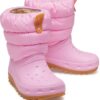 Crocs™ Classic Neo Puff Boot Kid's 207684 Pink Tweed/Gum