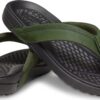 ea2b62b0fdf80f866fc66c88d4e9b953 Crocs™ Yukon Surf Flip Army Green/Black