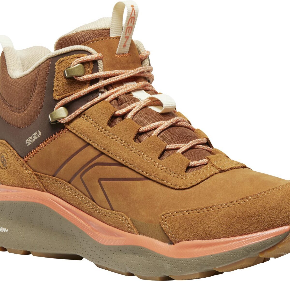 Keen Leiki Leather Mid Wp Women's 1031189 Chipmunk/Bison