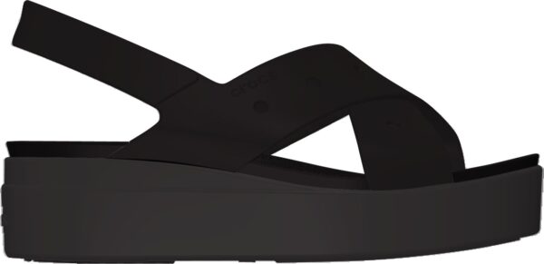 Crocs™ Brooklyn 4U Cross Strap Sandal Black