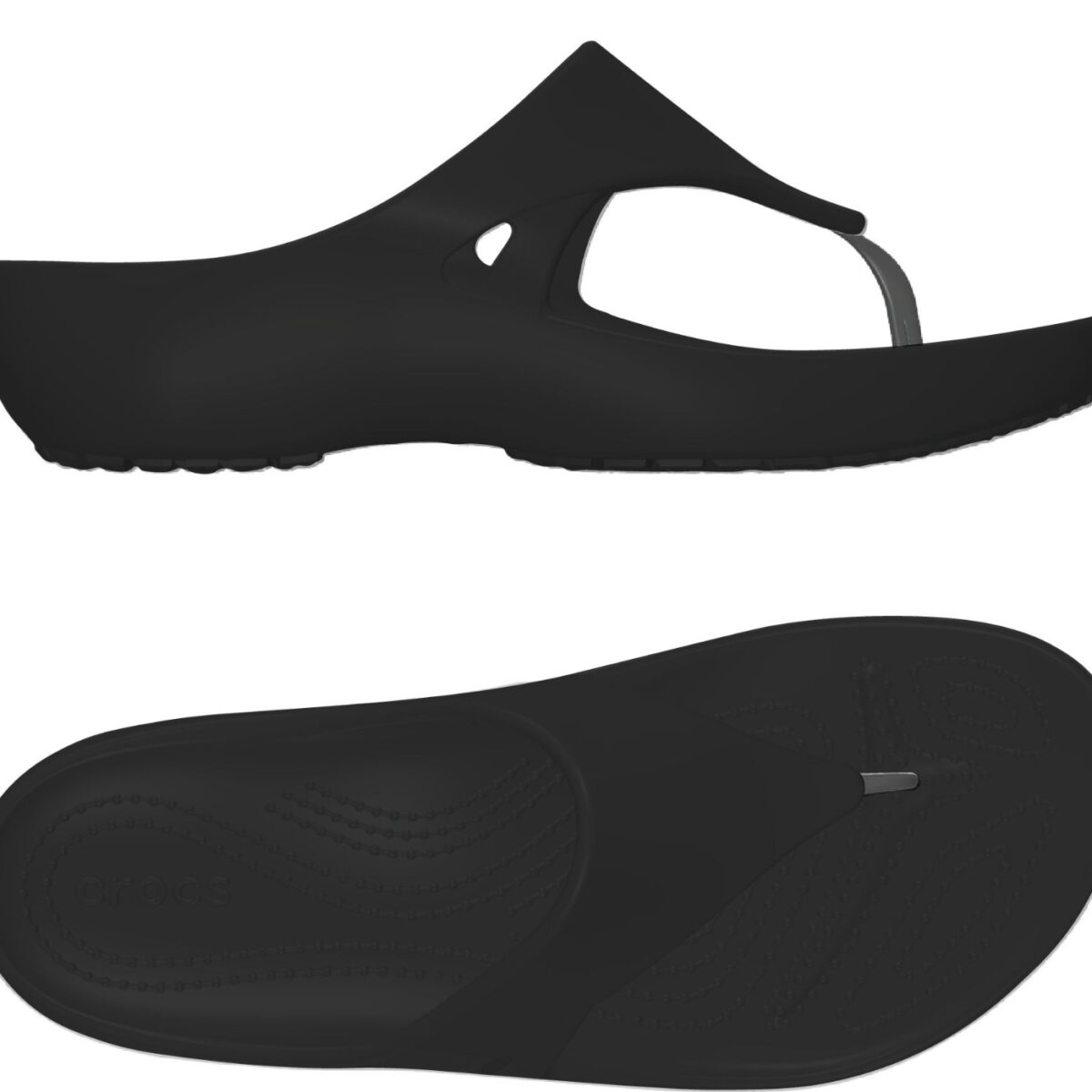 Crocs™ Kadee Wedge Flip Black