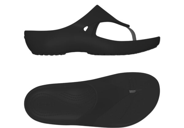 ed14aaf3e4965dbc371b621244a142b4 Crocs™ Kadee Wedge Flip Black