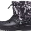 Crocs™ Classic Lined Neo Puff Tie Dye Boot Black