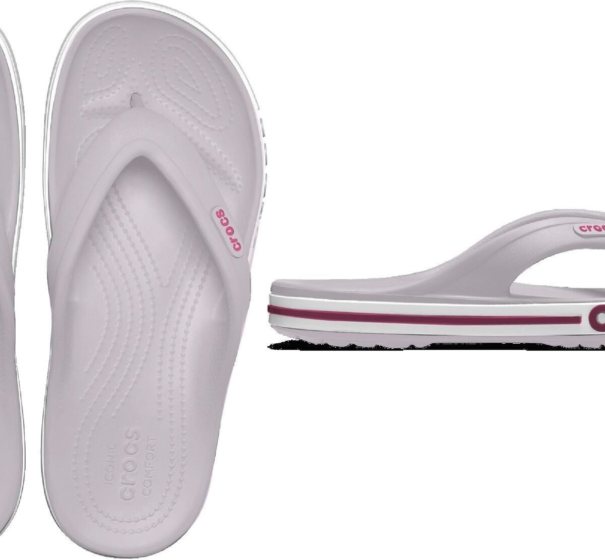 ee61051f904f0ef6c436327e96eb69e9-1 Crocs™ Bayaband Flip Ballerina Pink/Candy Pink