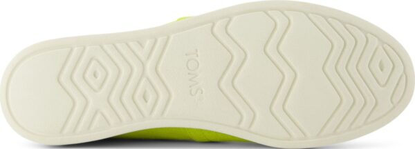 TOMS BRIGHT LIME HERITAGE CANVAS 10021924 Medium Green