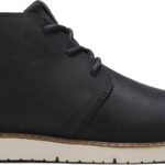 ef08774917dec75c1b162a4565f5db9a TOMS Leather Men's Navi Casual Boot Water Resistant Black