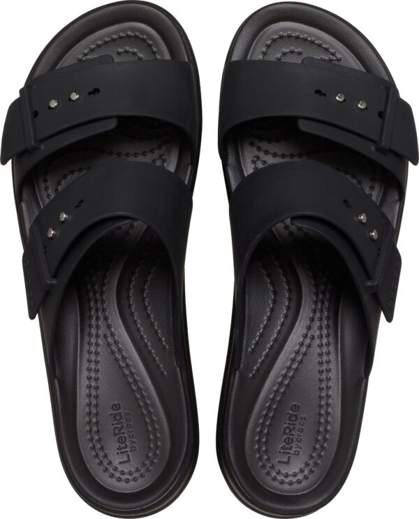 Crocs™ Brooklyn Sandal Low Wedge Women's Black