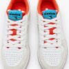 DIADORA Magic Basket Low Croco Wn Wht/Bachelor Button/Daiquiri