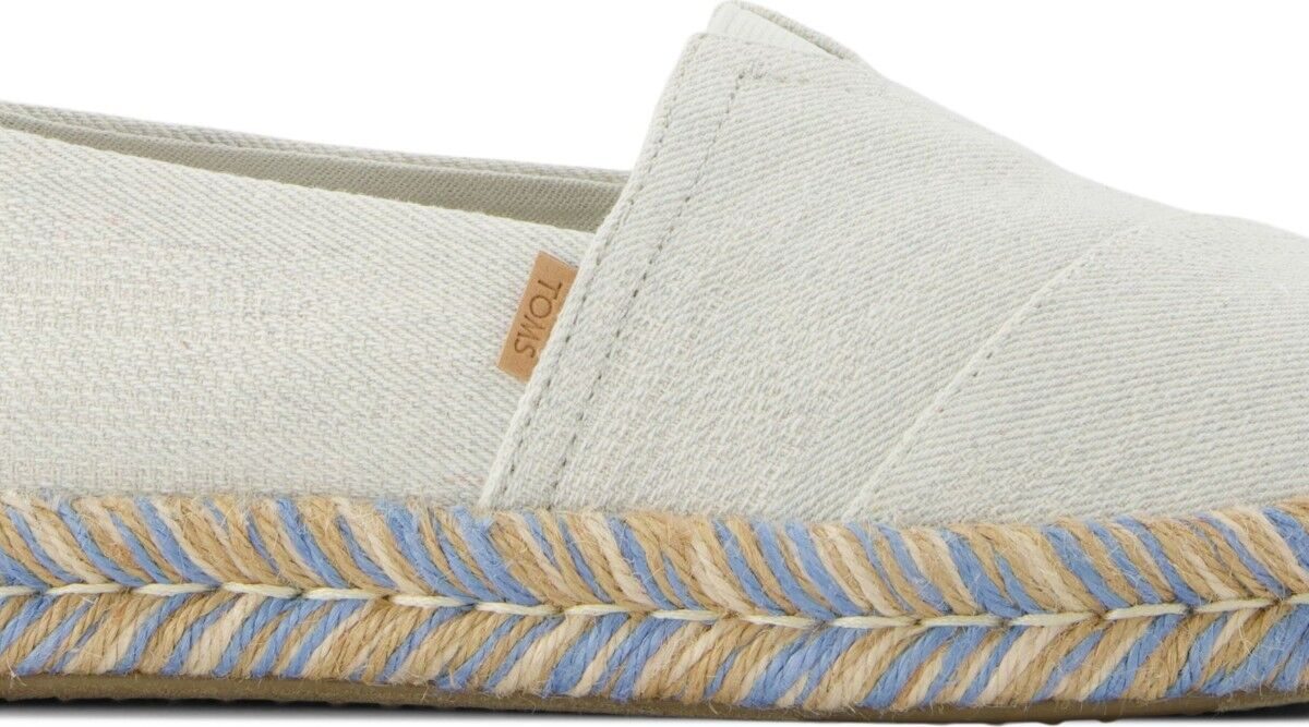 TOMS WHITE ONYX TEXTURED DENIM 10021934 White