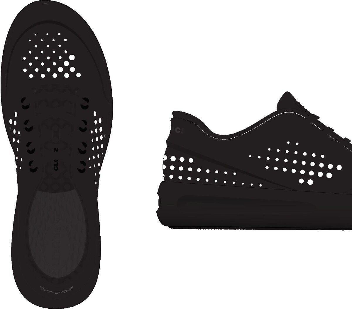 Crocs™ INMOTION PACER MEN'S Black/Black