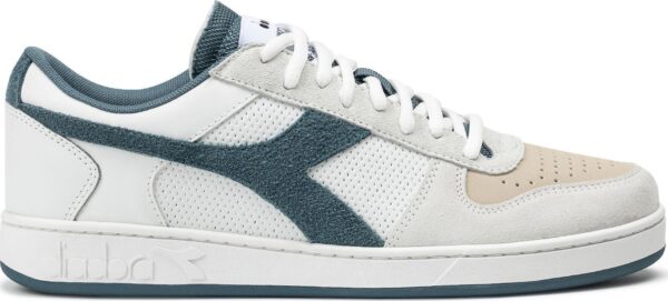 f55e1cb1cb1de4b5b86c26028888c5d2 DIADORA MAGIC BASKET LOW NEAT White/Stormy Weather