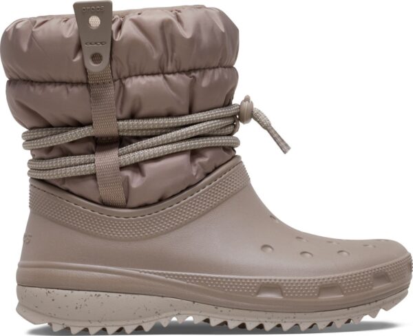 f5e62c85db2236a628384f406dca4082 Crocs™ Classic Neo Puff Luxe Boot Women's Mushroom