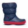 Crocs™ Kids' Winter Puff Boot Dark blue/Red