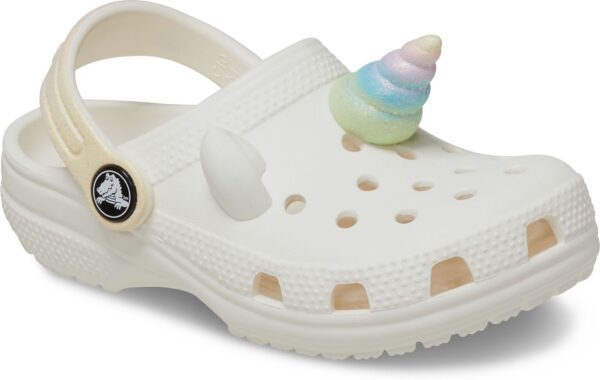 f9d9e0dd39fa86336d9b3454197ce209 Crocs™ Classic I AM Rainbow Unicorn Clog Chalk