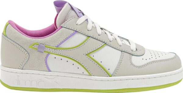 fb7eb5c8338bf9b19be34e6c8e192e70 DIADORA Magic Basket Low Label Wn White/Daiquiri Green
