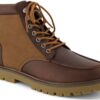 TOMS OAK WAXED CANVAS/LEATHER MEN'S BOOT 10021370 Brown