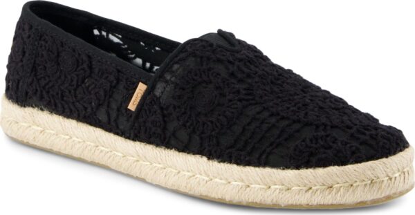 TOMS BLACK CROCHET LACE 10021938 Black