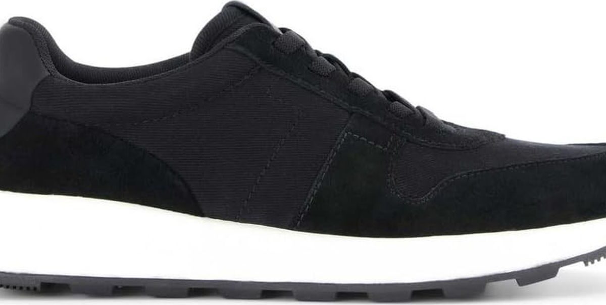 TOMS WATER REPELLANT SUEDE/VINTAGE TWILL MEN'S SNEAKER Black