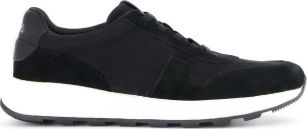fedb1254bedfde2f7711e0bb1484c662 TOMS WATER REPELLANT SUEDE/VINTAGE TWILL MEN'S SNEAKER Black
