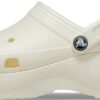 Crocs™ Classic Platform Glitter Clog W Chalk