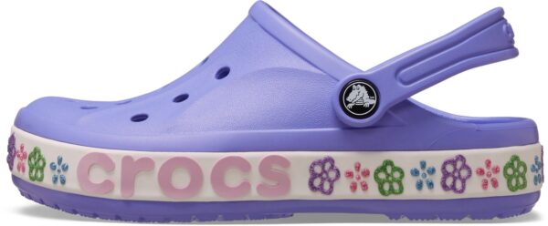 Crocs™ BAYABAND FLOWER BAND CLOG KID'S Digital Violet