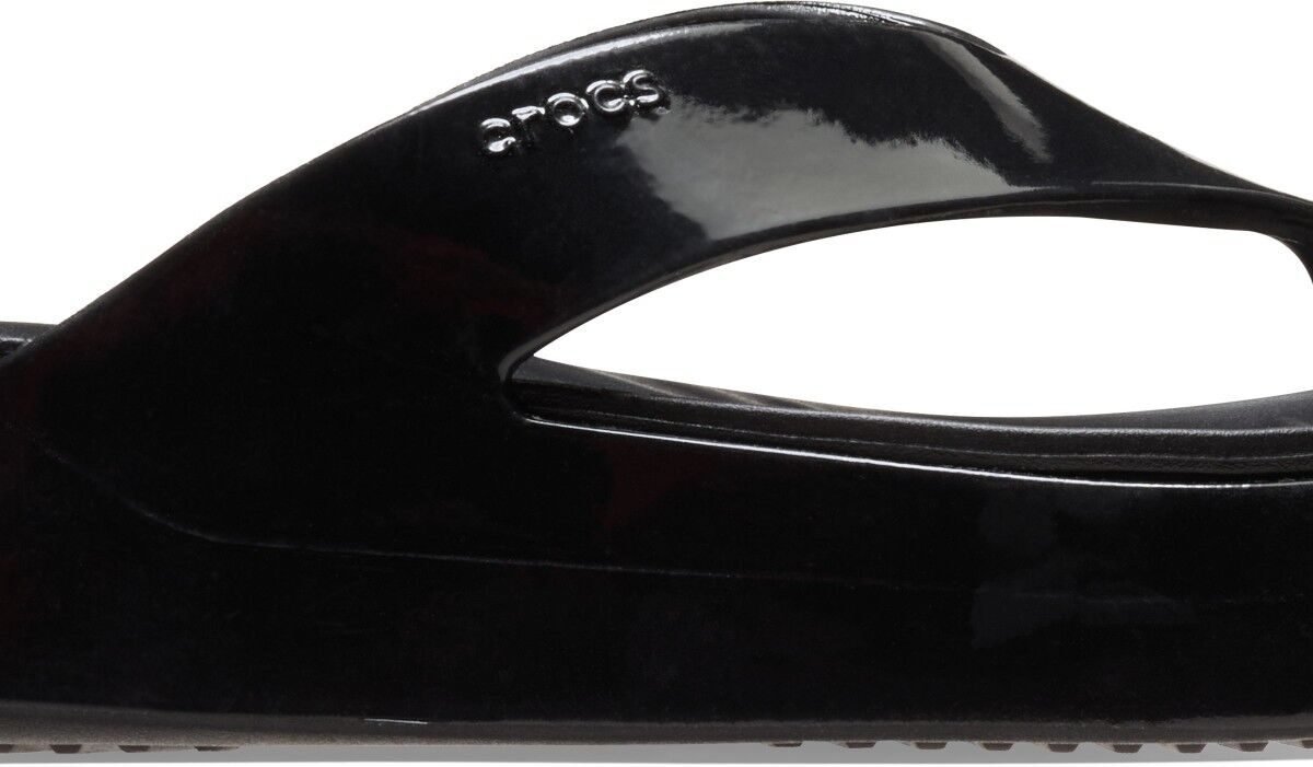 Crocs™ GETAWAY PLATFORM PATENT FLIP Black