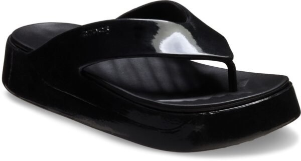 aaaf84a11fc2e6f6618ab3c9001f4f43 Crocs™ GETAWAY PLATFORM PATENT FLIP Black