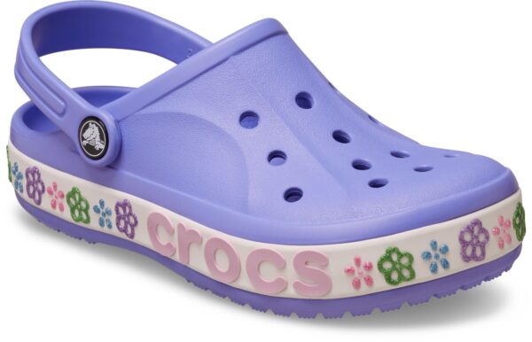 Crocs™ BAYABAND FLOWER BAND CLOG KID'S Digital Violet