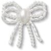 Crocs™ Crocs White Pearl Beaded Bow 198445238109 Crocs White Pearl Beaded Bow 198445238109