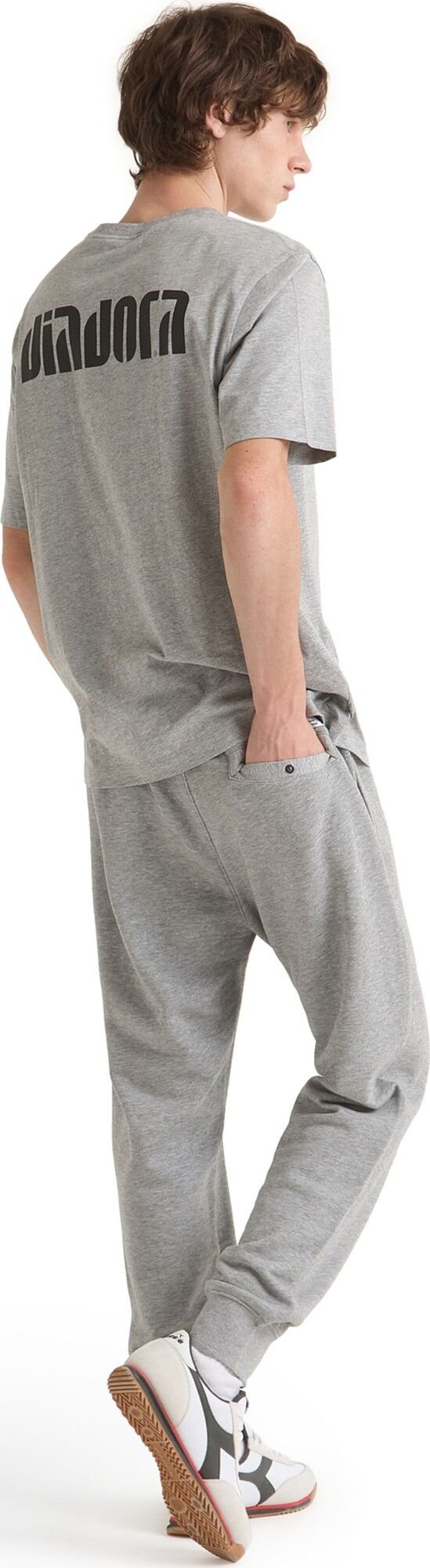 DIADORA Diadora Pants Athl. Logo 502.181689 High Rise Melange