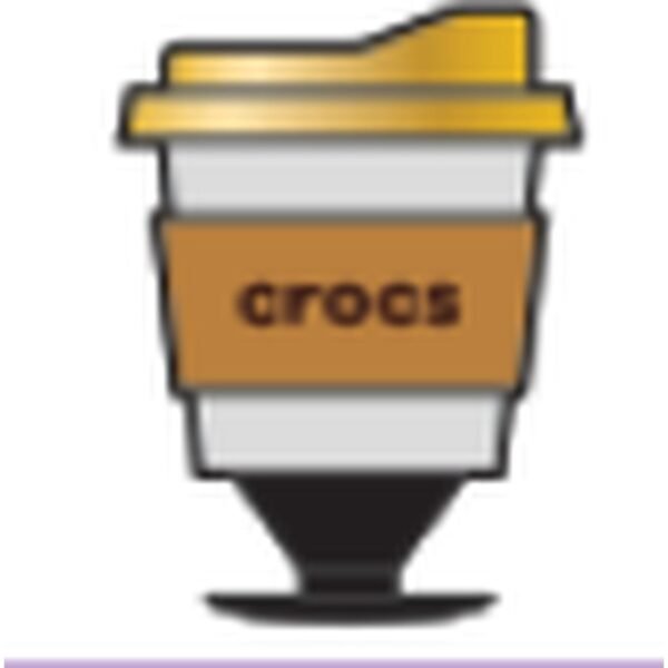 Crocs™ Crocs Jibbitz 3D To Go Coffee Cup 198445377099 Crocs Jibbitz 3D To Go Coffee Cup 198445377099