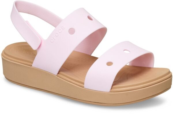 3e61850089741284aa2c547409841f56 Crocs™ Brooklyn Sandal Kid's Pink Milk/Cashew
