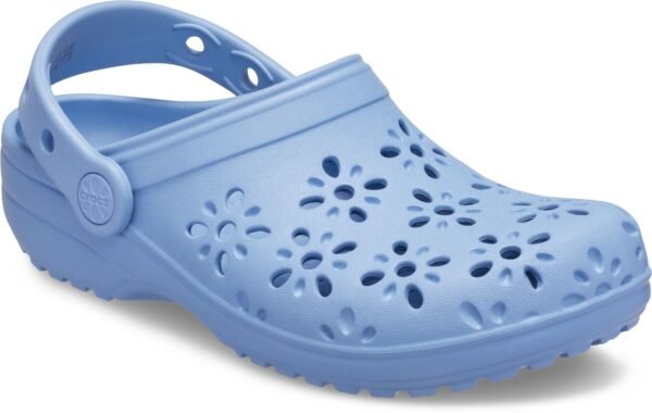 41134f4a0a8e8b4a1bb6cec509c6eb4a Crocs™ CLASSIC FLORAL CUT OUT CLOG KID'S Blue Haze
