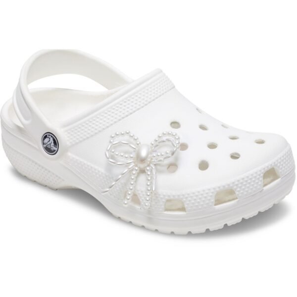 Crocs™ Crocs White Pearl Beaded Bow 198445238109 Crocs White Pearl Beaded Bow 198445238109