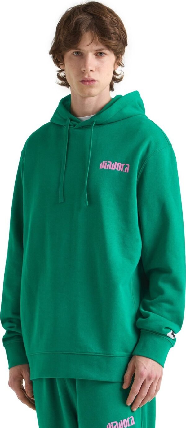 681406b16296d54fcfa7a942070ad52c DIADORA Diadora Hoodie Athl. Logo 502.181685 Green 562 C