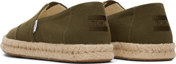 TOMS Recycled Cotton Woven Men Alpargata Rope 2.0 Olive