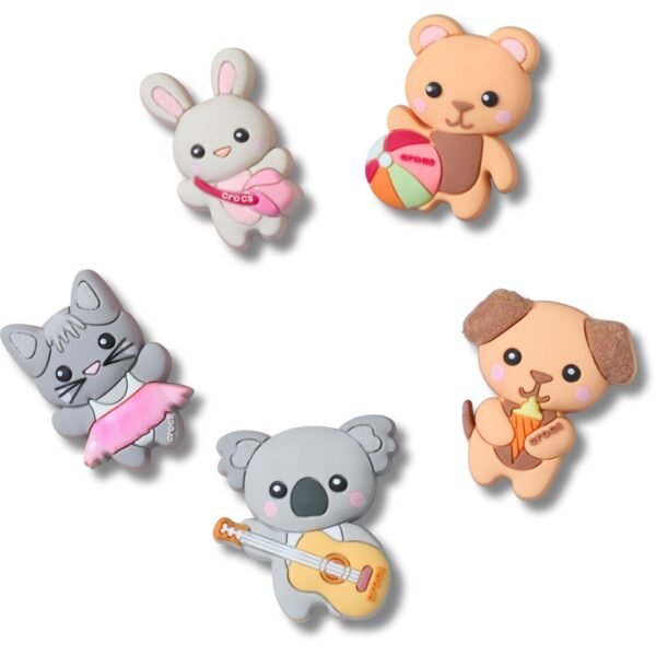 70d4959ebdd255570a756dc29666d527 Crocs™ Crocs Jibbitz Cutie Animal Friends 5 Pack 198445376498 Crocs Jibbitz Cutie Animal Friends 5 Pack 198445376498