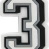 7e3eefef748d8159720421dd2db5a5c2 Crocs™ Crocs JIBBITZ B&W NUMBER 3 G0577900-MU Crocs JIBBITZ B&W NUMBER 3 G0577900-MU