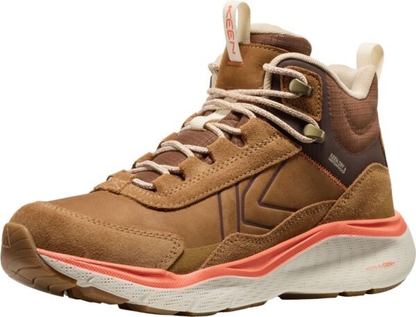 8f5d27a880eb5d051814c6c6eeb33865 Keen Leiki Leather Mid Wp Women's 1031189 Chipmunk/Birch