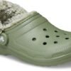 Crocs™ Classic Fleece Lined Clog Cargo